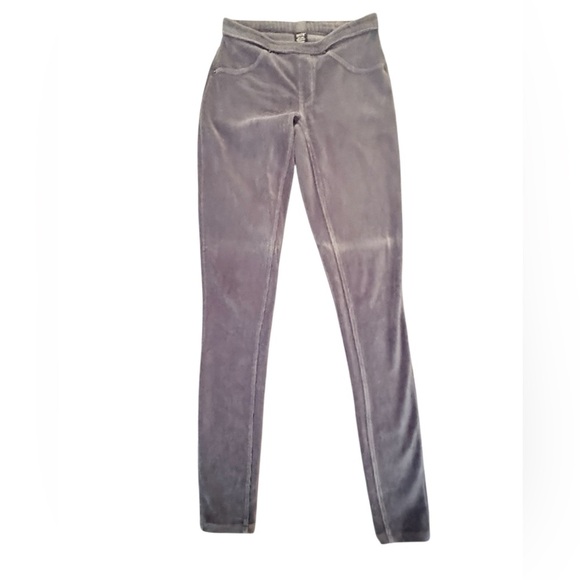 HUE Graphite Gray Corduroy Leggings for Women Size XS - Picture 2 of 8